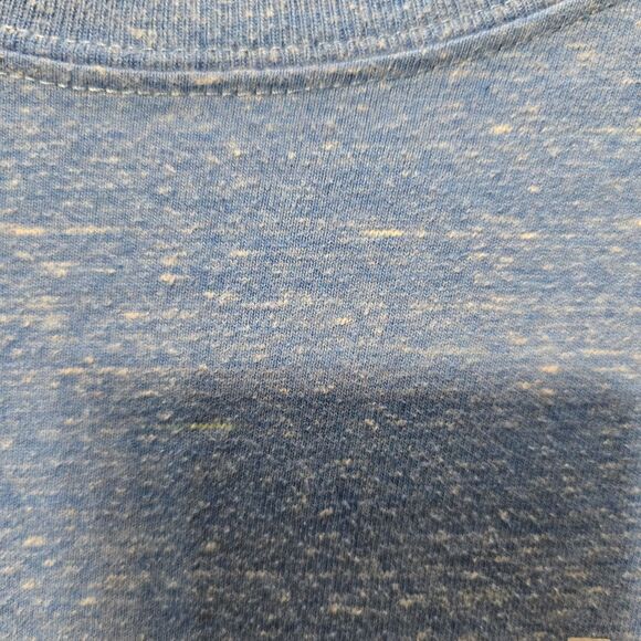 Carhartt T Shirt Mens 2XL Blue Heathered Loose Fit Crew Neck Workwear Heavy - Picture 2 of 8